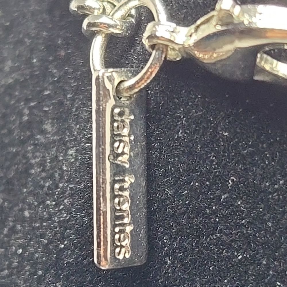 Daisy Fuentes Necklace Mixed Metal Copper Gold Silver Tone Adjustable 18” To 21" - Picture 10 of 10